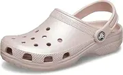 [Crocs] Classic Glitter Clogs, Pink Clay Shimmer, 1 US Unisex Little Kid, Pink Clay/Shimmer, 1 Little Kid