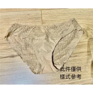恩娜茉兒/蕾絲鏤空包覆感中低腰內褲XL(全新）