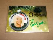 2015 Benchwarmer CECILLE GAHR #35 Holiday Green Ornament Auto/10 Beauty & Geek