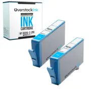2PK 902XL 902 XL Cyan Ink Cartridges for HP OfficeJet Pro 6968 6970 6971 6974