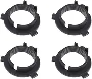 4x Car H7 LED Headlight Bulbs Socket Adapter Socket Holder Retainer Clips Black Compatible with KIA K3 K4 K5 Compatible with Hyundai Coupe