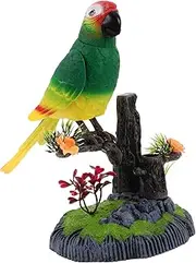 SOPOTUTU Interactive Simulation Electric Bird Sensor Activated Singing Mimicking Bird for Realistic Chirping Sound Machine for Home School and Daycare Playtime