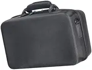 Ronyme Carrying Case Travel Bag with Handle Double Zipper EVA Hard Shell Protective Case for Console Controllers Headset Power Cords, Black