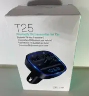 T25 Bluetooth FM Transmitter for Car Multifunction Wireless