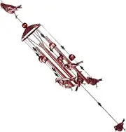 Kisangel Garden Hanging Pendant Hummingbird Wind Chime Metal Wind Bell for Indoors Outdoors