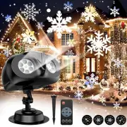 Christmas Snowfall Projector Lights, Highlight Dynamic LED Snow Christmas Snowfa