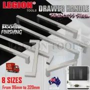 Kitchen Cabinet Door Handles Brushed Stainless Steel Door Drawer Cupboard Pulls