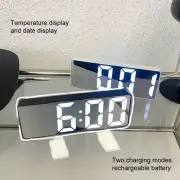 Minimalistic LED Digital Clock with Night Mode and Adjustable Brightness