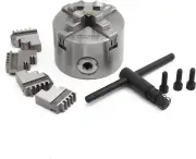 4-Jaw Self-Centering Lathe Chuck for CNC Router