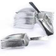 Silver Plastic Candy Scoops Wedding Buffet Dessert Party Kitchen 5.5in 2oz Scoop