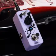 LEKATO Micro Looper Drum Pedal Electric Guitar with 20 Min Loop16 Drum Grooves