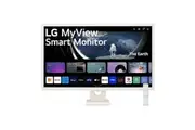 LG 32SR50F-W 31.5" FHD IPS Smart Monitor with webOS - White