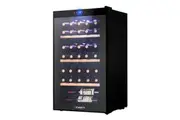 Devanti Wine Fridge Cooler 34 Bottles