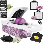 13-In-1 Vegetable Fruit Chopper Cutter Food Onion Veggie Dicer Slicer Kitchen