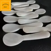Set of Caviar Spoons Shell Spoon Mother of Pearl Caviar Spoons W Round Handle
