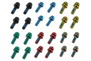 4 Alloy Coloured M6 Bolts for Adaptors with Pre-applied Threadlock Choose Colour