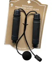 Ropeless Jump Rope Cordless Jump Rope with Two Weighted Balls for Indo