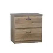 Norwich Wooden 2-Drawer Storage Filling Cabinet Rustic Oak