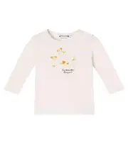 [Bonpoint] Bonpoint Baby printed cotton T-shirt M 12 beige