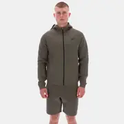 Core Zip Through Hoody Army Green