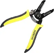 10-22 AWG Wire Strippers, 5-in-1 Multi-functional Wire Stripper Tool, Wire Cutters for Quick Stripping Without Core Damage, Wire Crimper with Insulated Handle, And Comfortable Hand Feeling.
