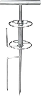 Folpus Garden Hose Guide Spike,Water Hose Stakes Plant Protection Water Hose Holder Stand Hose Pulling Stand,Hose Reel for Orchards, Metal Turntable
