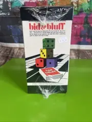 Vintage Bid And Bluff Board Game 1972 3M Factory Sealed NOS