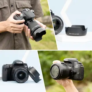 JJC LH-63C遮光罩替代EW-63C 適用於Canon RF 24-50mm F4.5-6.3 IS STM 鏡頭