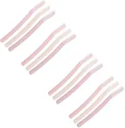 Ipetboom 2sets Portable Eyebrow Trimmer Stainless Steel Grooming Tool Makeup Eyebrow Shaver Lightweight Hair Razor Easy to Shape 6pcs*2 Random Color