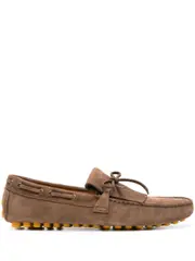 [Doucal's] suede boat shoes 40 Brown