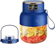 Portable Blender, Multifunctional Portable Juicer Cup with Digital Display, Portable Blender USB Rechargeable, Juice Cup Blender, Portable Blender USB Rechargeable, Juicer Blenders for Kitchen