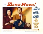 Zero Hour! Lobby Card Linda Darnell Raymond Ferrell Dana Andre- 1957 Old Photo
