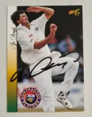 JO ANGEL CRICKET SIGNED IN PERSON SELECT CARD "BUY GENUINE"