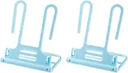 Folpus Foldable Kids Shoe Rack Shoe Organizer for Balcony Bathroom Entryway Living Room, Blue