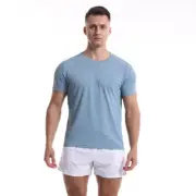 Quick Dry Short Sleeve T-Shirt Men's Summer Casual Slim Fit Training Clothes