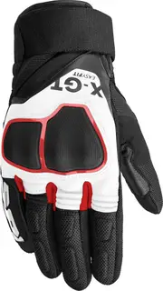 Spidi X-GT, gloves , color: Black/Light Grey/Red , size: M