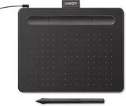 Wacom Intuos Small Graphics Drawing Tablet, Includes Training & Software; 4 Customizable ExpressKeys Compatible with Chromebook Mac Android & Windows, Photo/Video Editing, Design & Education,Black