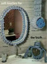 Mirror Potpourri Jar & Towel Ring Patterns - Craft Book: #GM9 Macrame With Style
