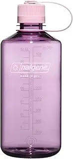 Nalgene Sustain Tritan BPA-Free Water Bottle Made with Material Derived from 50% Plastic Waste, 32 OZ, Narrow Mouth, Cherry Blossom