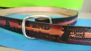 RIGHT TO BEAR ARMS- 2nd AMENDMENT Genuine LEATHER BELT w/ Standard Buckle