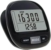 Kisangel Step Counter for Walking Portable Pedometer 7-Day Memory Clip on Walking Pedometer Outdoor Fitness
