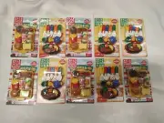 IWAKO Puzzle Collecting Toy Eraser Japanese Fastfood Hamburger Bundle 10pc