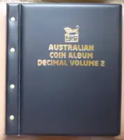 VST AUSTRALIAN DECIMAL COIN ALBUM 2016 to 2023 VOLUME 2 BLACK with MINTAGES