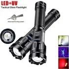 2Pcs UV LED Flashlight Torch USB Rechargeable Blacklight 395nm Inspection Lamp﻿