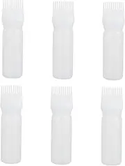 Root Comb Applicator Bottles Set Hair Dye Bottle Comb for Even Distributi