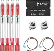 VANPET RV Water Heater Thermal Cutoff with ECO Thermostat Assembly Kit, UL Listed Replacement Part Compatible with Atwood 91447 93866