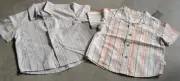 2 X BOYS SUMMER SHIRTS PUMPKIN PATCH & BABYWORLD SZ 1 NEW WITH TAGS
