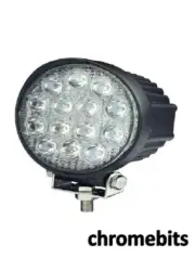 12/24V ROUND 42W 14 LED WORK FLOOD LIGHT LAMP CAR TRUCK BOAT OFFROAD ATV