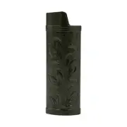 Black Metal Lighter Case Cover Holder Sleeve Pouch For BIC Large Lighter J26
