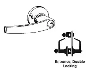 S200 Series Interconnected Entry Double Locking Neptune Lever C Keyway with 16-4